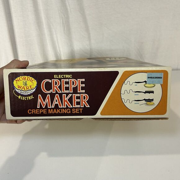 Vintage Nordic Ware Electric Crepe Maker 85032 In Original Box - Picture 2 of 8